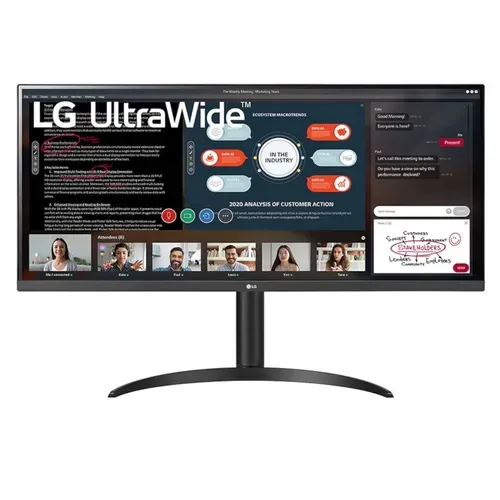 Monitor Gamer Lg 34'' Ultrawide Full Hd 75hz 5ms Hdmi Ips Hdr10 Freesync - 34wp550-B